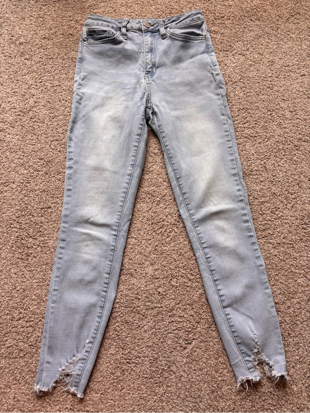 YMI Light Wash Blue High-Rise Skinny Jeans